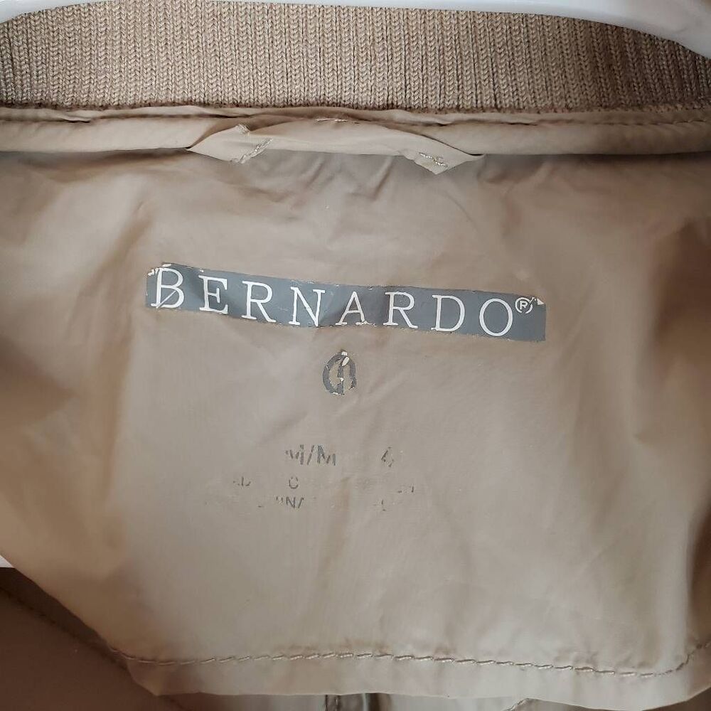 Bernardo Water Resistant Full Zip Packable Puffer Jacket Coat Taupe Medium - Picture 7 of 15